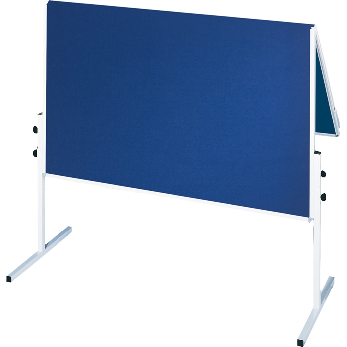 Image de Tableaux de présentation X-tra!Line®. Modèle pliable. 120 x 150 cm, Feutre, bleu