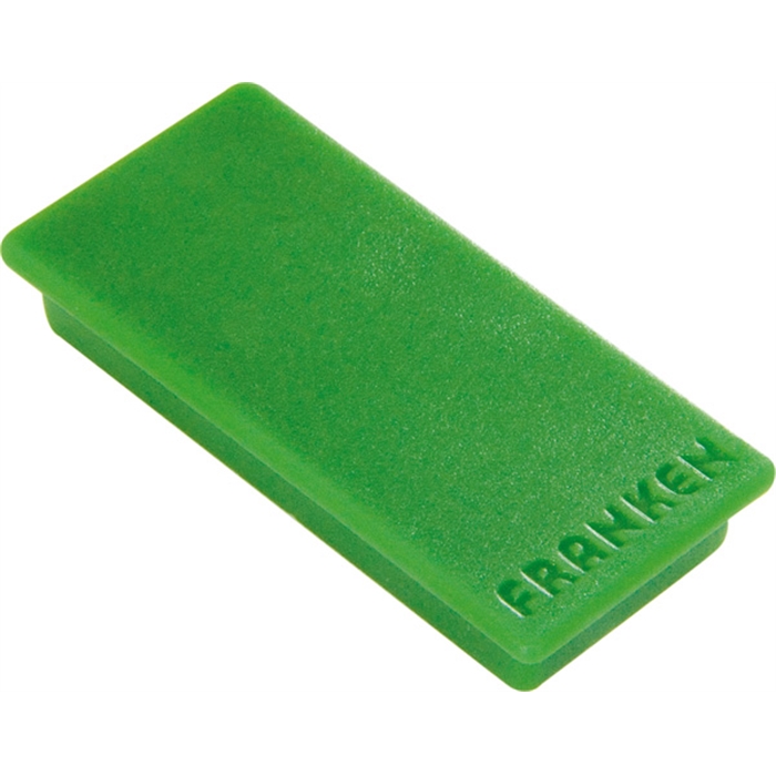 Image de FRANKEN HM2350 02 - Aimants de maintien rectangulaires, Ø 23x50 mm, Capacité de charge: 1.000 g, Verts, 10 pièces