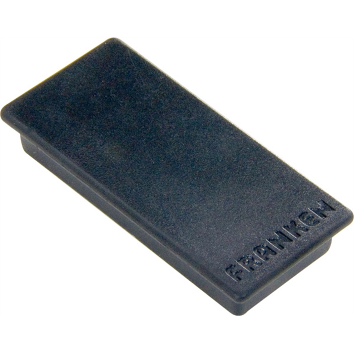 Image de FRANKEN HM2350 10 - Aimants de maintien rectangulaires, Ø 23x50 mm, Capacité de charge: 1.000 g, Noirs, 10 pièces