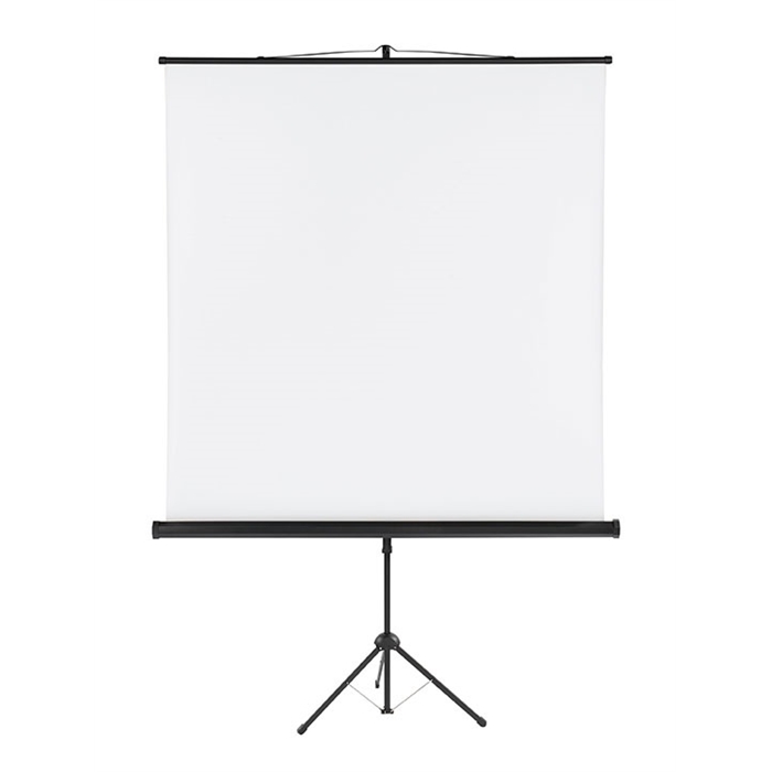 Afbeelding van FRANKEN LWST215 - Statiefscherm X-tra!Line 1:1, gecoat doek, 150x150 cm, Zwart