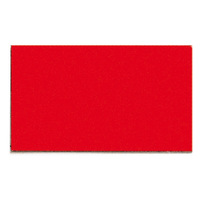 Afbeelding van Magnetisch symbool, rechthoekig. Afmetingen: 10 x 20 mm. Kleur: rood.