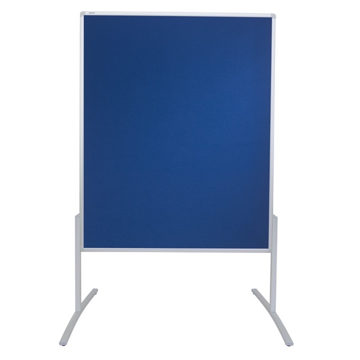 Image de Tableaux de présentation - modèle standard PRO. 150 x 120cm. Feutre, bleu