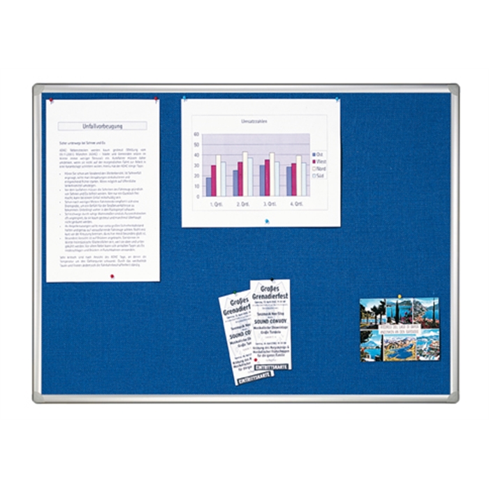 Picture of Partition Walls double sided PRO, 120 x 90 cm, Felt, blue