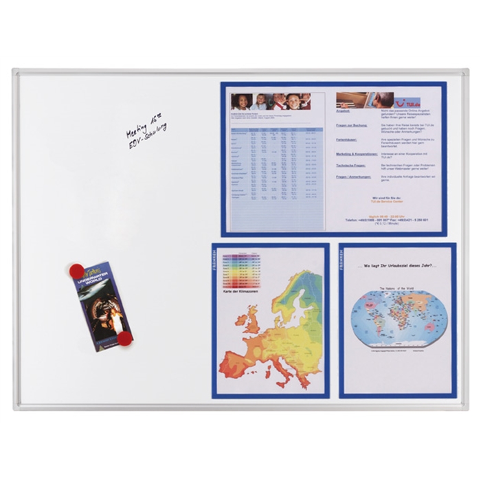 Afbeelding van Franken premium line whiteboard, gelakt staal, 90 x 60cm 