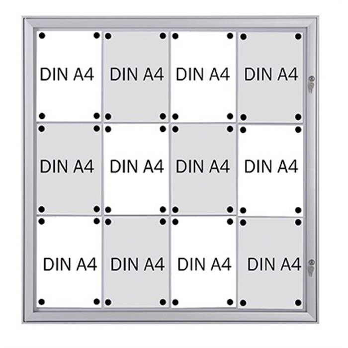 Picture of Display cases Security - Fire proof. 12x A4. 96.9 x 100.4 x 2.3 cm