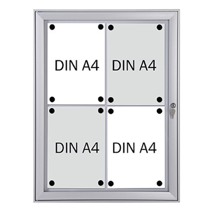 Picture of Display cases Security - Fire proof. 4x A4. 52.1 x 69.6 x 2.3 cm