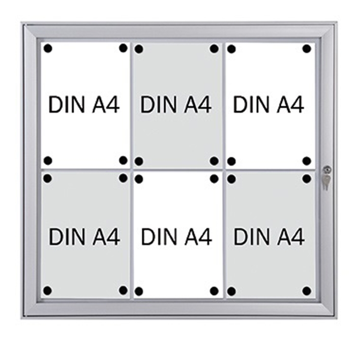 Picture of Display cases Security - Fire proof. 6x A4. 74.1 x 69.6 x 2.3 cm