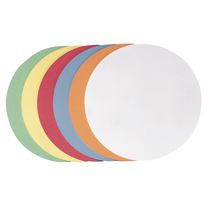 Picture of Training cards, circles, 9.5 cm dia., various colours, 500 pieces