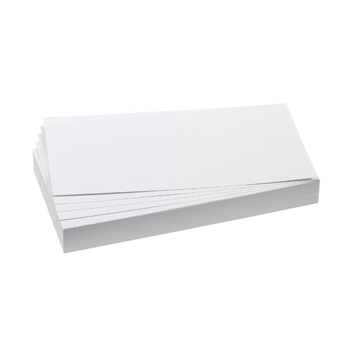 Picture of Training cards, rectangles, 9.5 x 20.5 cm,white, 500 pieces