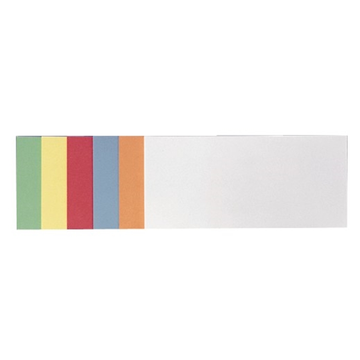 Picture of Training cards, rectangles, 9.5 x 20.5 cm, various colours, 500 pieces