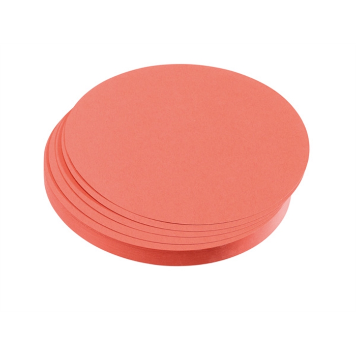 Picture of Training cards, circles, 14 cm dia., red, 500 pieces