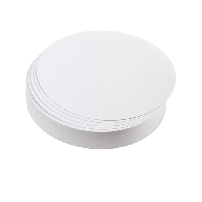 Picture of Training cards, circles, 14 cm dia., white, 500 pieces