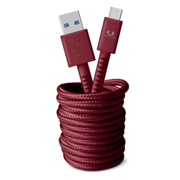 Afbeelding van Fabriq USB type C kabel 3m ruby