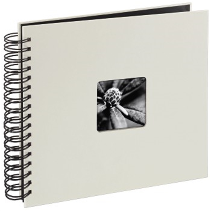 Picture of HAMA 00002108 - Spiral album Fine Art, 28x24 cm, 50 black pages, Chalk