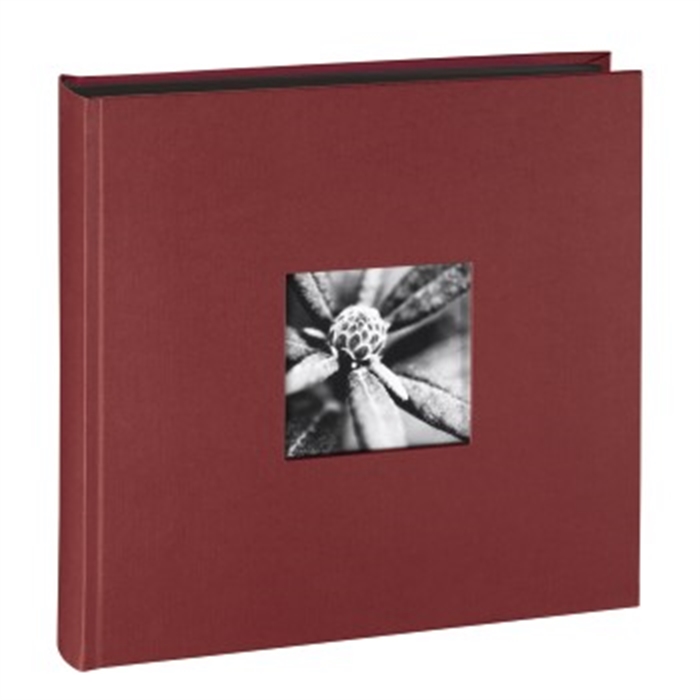 Picture of Fine Art Jumbo Album, 30x30 cm, 100 Black Pages, bordeaux