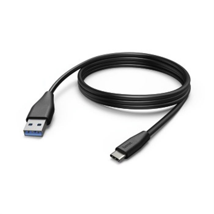 Image de Câble de charge/données, USB Type-C - conn. mâle USB-A, 3 m, noir