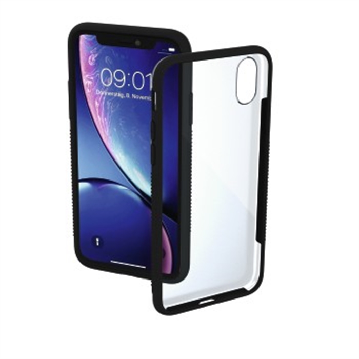 Picture of Frame Cover for Apple iPhone XR, transparent/black