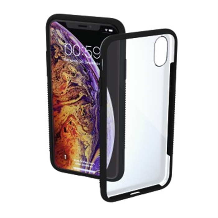 Picture of Frame Cover for Apple iPhone Xs Max, transparent/black