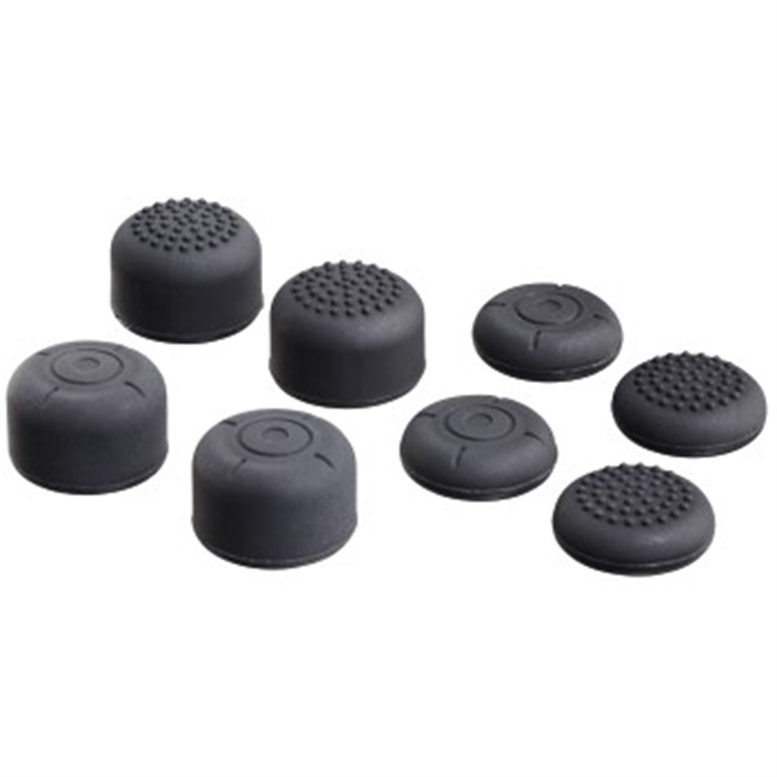 Image de Lot de protections de joysticks 8 en 1pour Nintendo Switch, noires