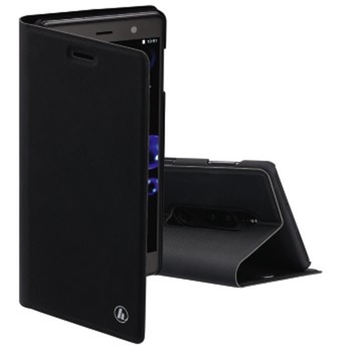 Picture of “Slim Pro” Booklet for the Sony Xperia XZ2 Premium, black / Smartphone Booklet Case