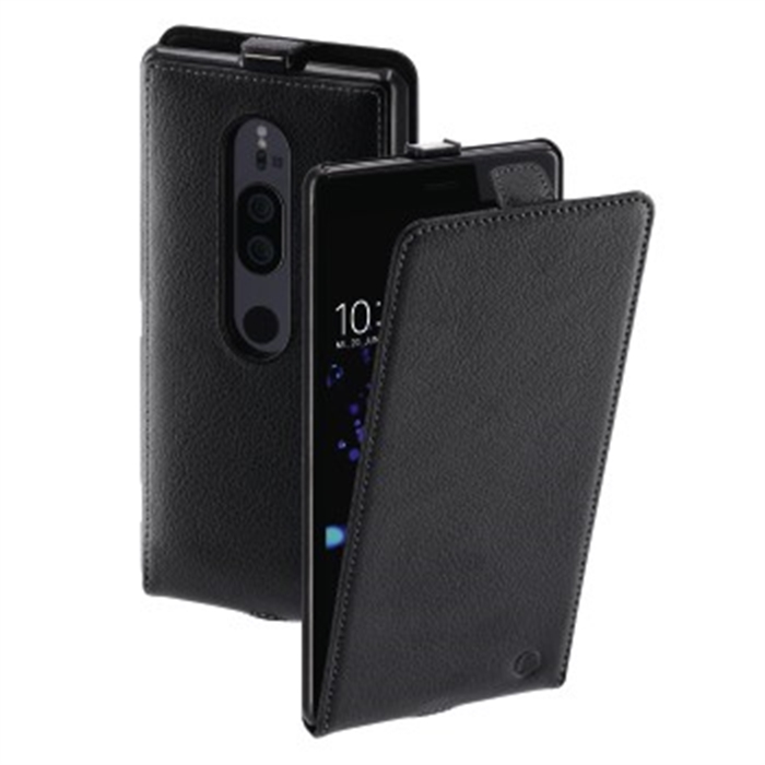 Picture of Smart Case Flap Case for Sony Xperia XZ2 Premium, black / Smartphone Flap Case