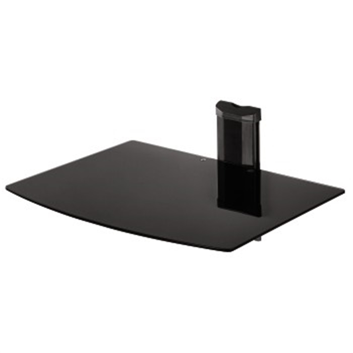 Picture of Wall Bracket, glass, 45 x 33 cm, black / Audio/Video/Game Holder