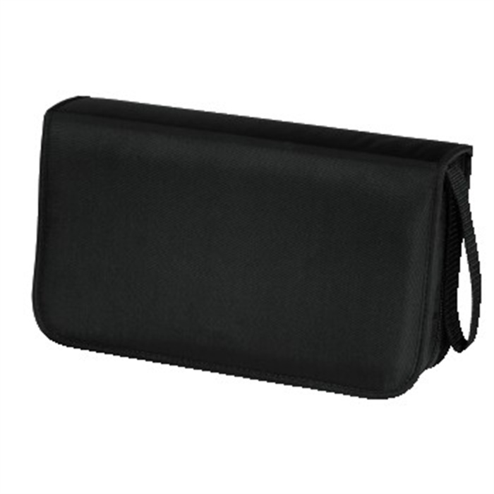 Afbeelding van Cd Wallet Nylon 80, Zwart / CD/DVD/Blu-ray opbergtas