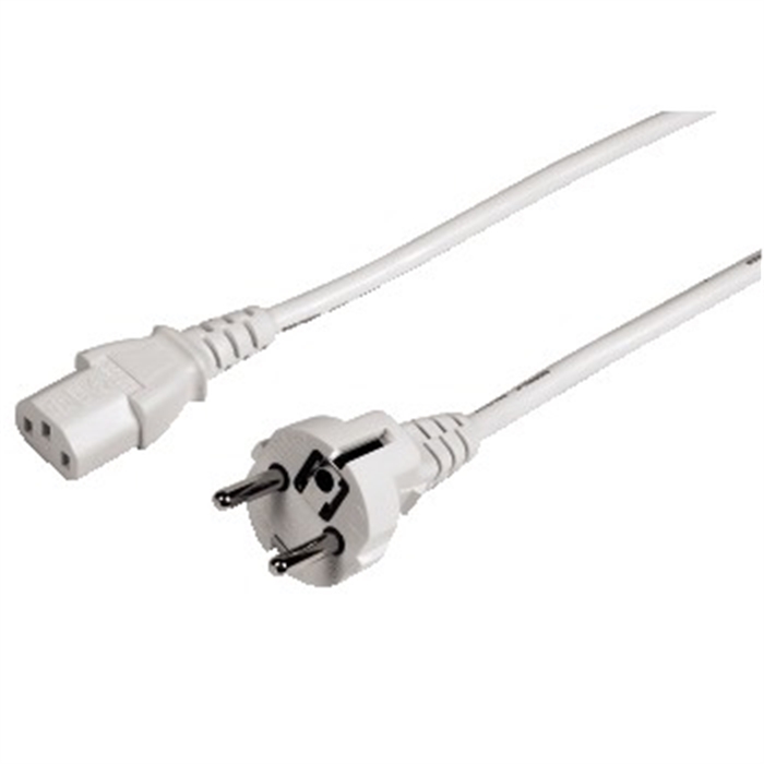 Picture of Universal Mains Lead, 5 m, white / Mains Lead