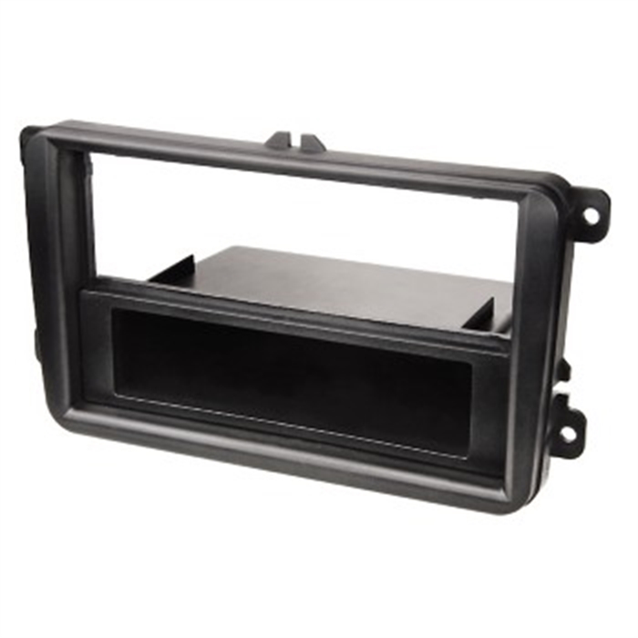 Image de Support de montage 1-DIN pour autoradio, pour VW/Seat/Skoda, Noir / Façades Adaptatrices pour Autoradio