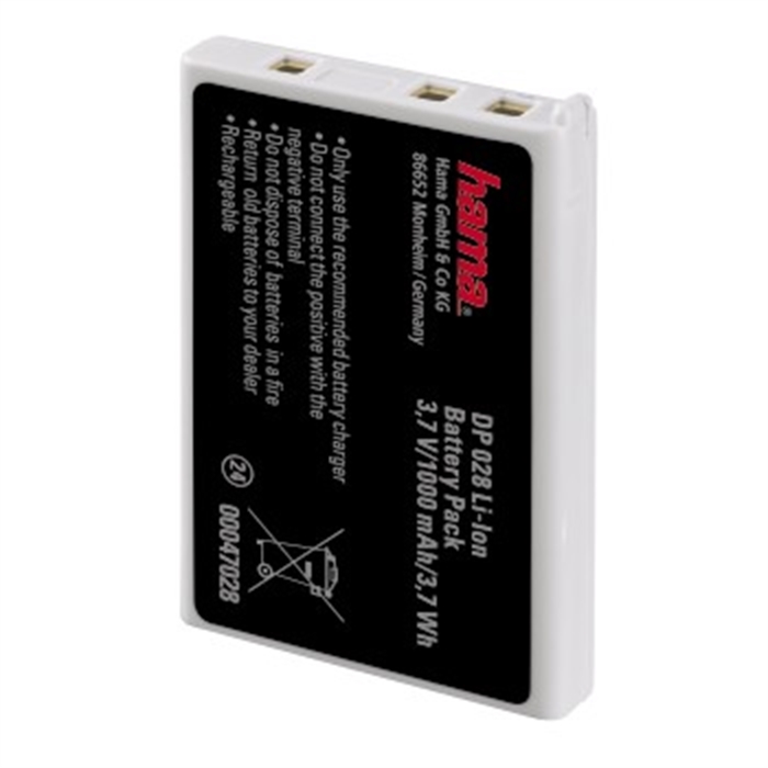 Image de Batterie Li-Ion DP 028 1000mAh / 3,7V (équivalent Nikon EN-EL-5)