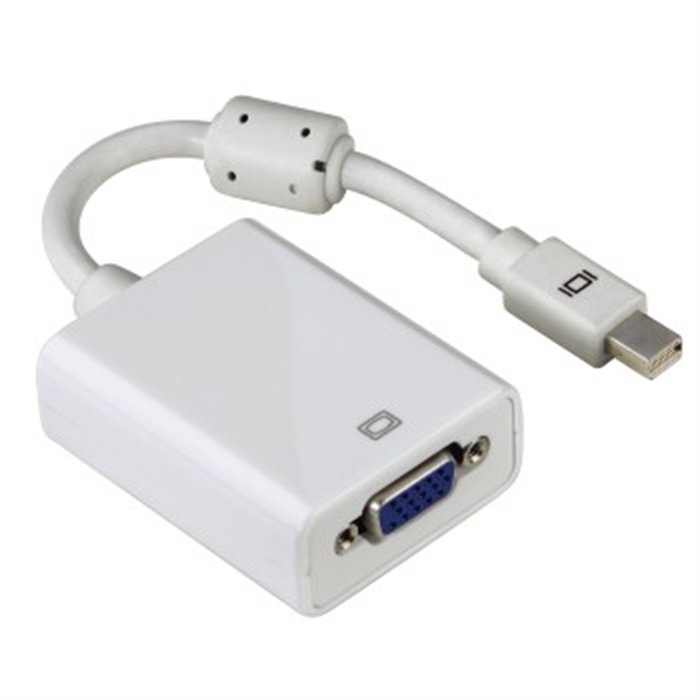 Image de Adaptateur VGA femelle - Mini DisplayPort mâle, Blanc / Adaptateur Displayport