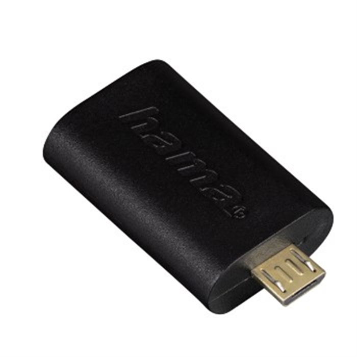 Image de Adaptateur USB 2.0 OTG, mâle micro  B - femelle A / Adaptateur USB