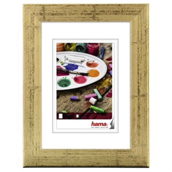 Picture of Wooden Frame Riga, gold, 30 x 40 cm / Wooden Picture Frame