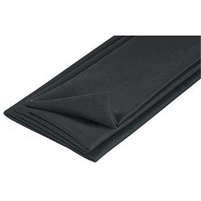 Image de Tissu de recouvrement acoustique, perméable, noir / Tissu acoustique/matériau isolant