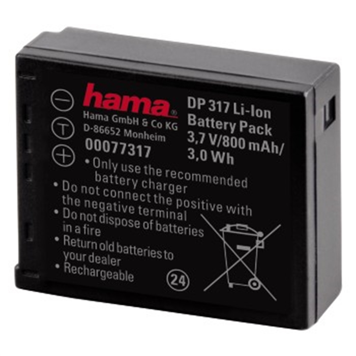 Picture of DP 317 Li-Ion Battery for Panasonic CGA-S007E / Replacement battery