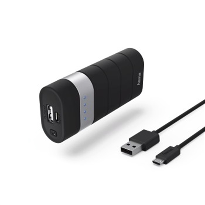 Afbeelding van Powerbank Trip, 5200mAh, zwart