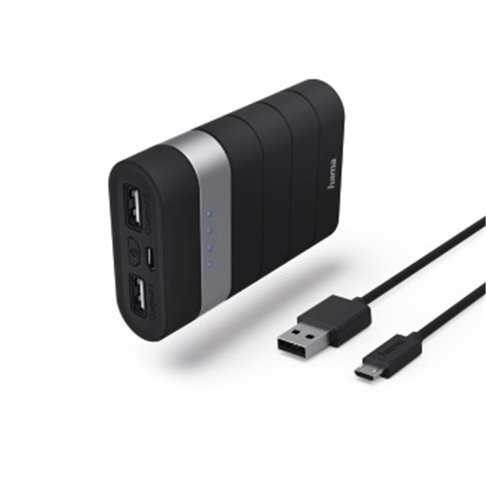 Afbeelding van Powerbank Trip, 7800mAh, zwart