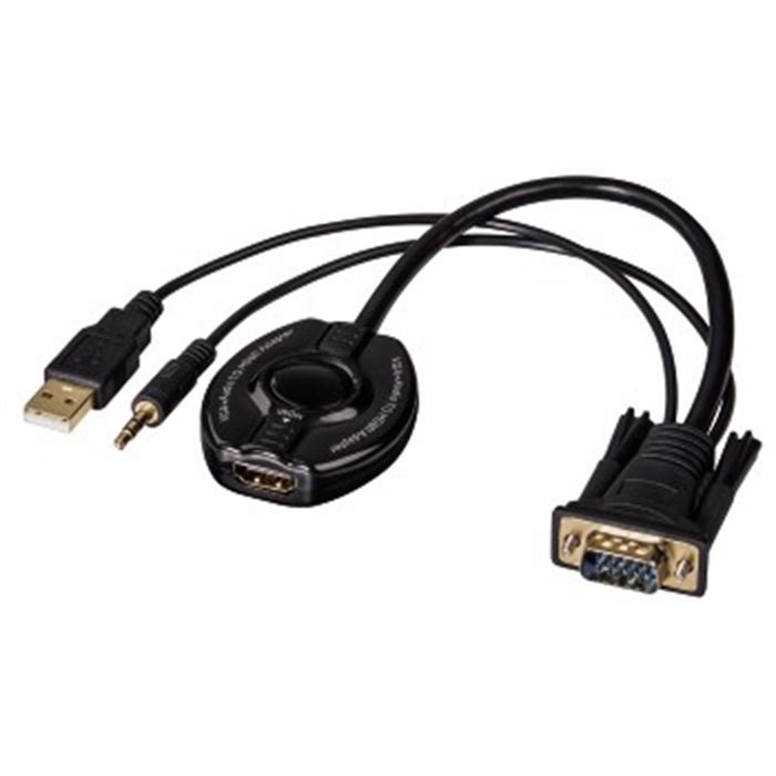 Picture of VGA with Audio Cable to HDMI™ Converter / VGA-HDMI™ Converter