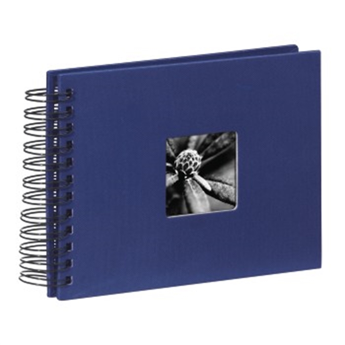 Picture of HAMA 642745001 - Spiral album Fine Art, 24x17 cm, 50 black pages, Blue