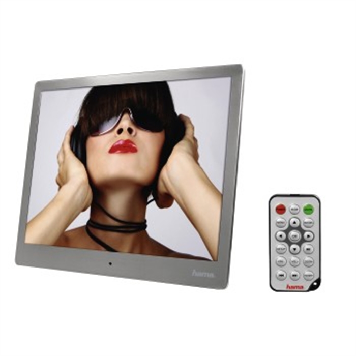 Picture of 97SLP Digital Photo Frame, 24.64 cm (9.7), slim steel, music & video / Digital Photo Frame