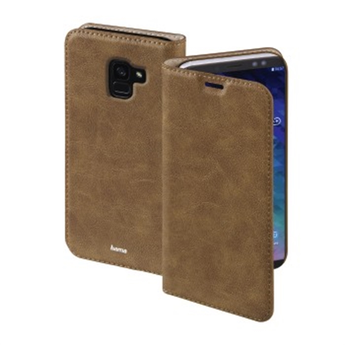 Picture of Guard Case Booklet for Samsung Galaxy A6 (2018), brown / Smartphone Booklet Case