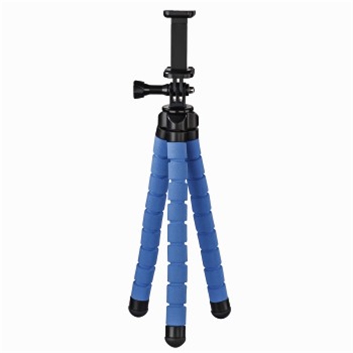 Picture of Flex Tripod for Smartphone and GoPro, 26 cm, blue / Bending Tripod