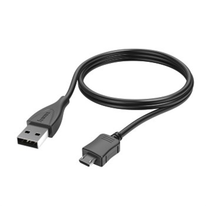 Image de Câble de charge/données, micro-USB, 1 m, noir / Câbles USB