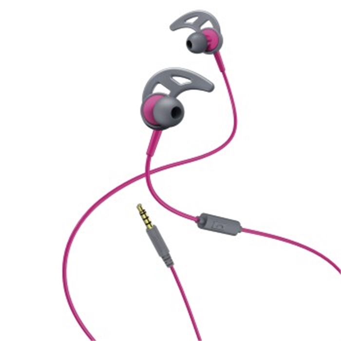 Picture of Action In-Ear Stereo Headset, pink/grey / Headset