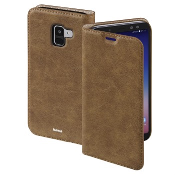 Picture of Guard Case Booklet for Samsung Galaxy A8 (2018), brown / Smartphone Booklet Case