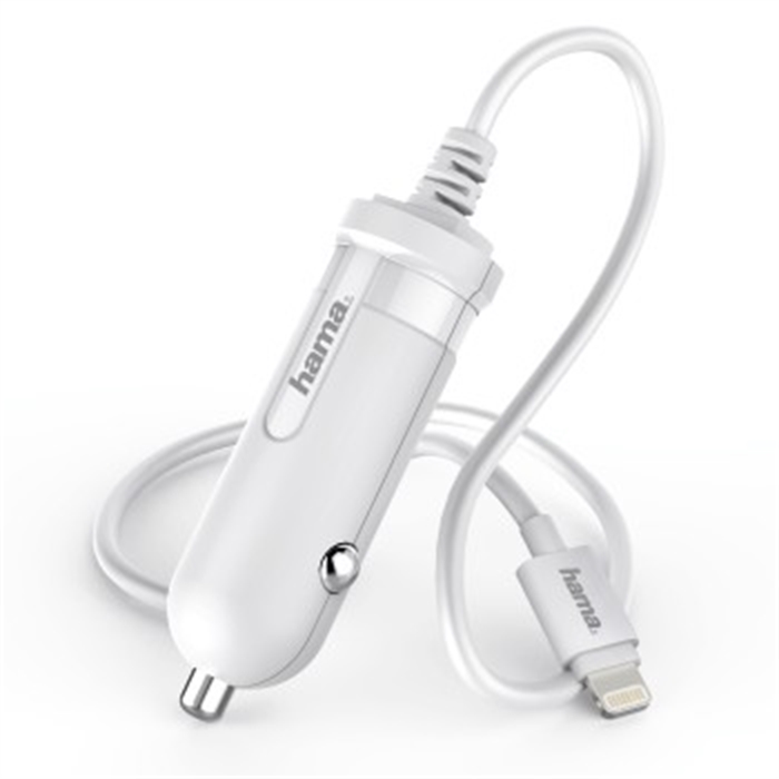 Picture of Lightning Car Charger, 2.4 A, white / Vehicle Charger