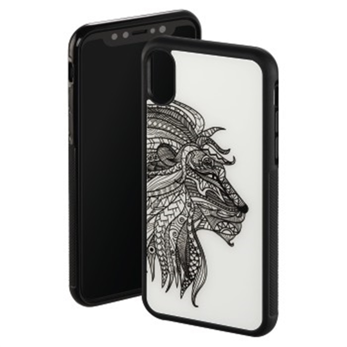 Picture of Aslan Cover for Apple iPhone X, white/black / Smartphone-Cover