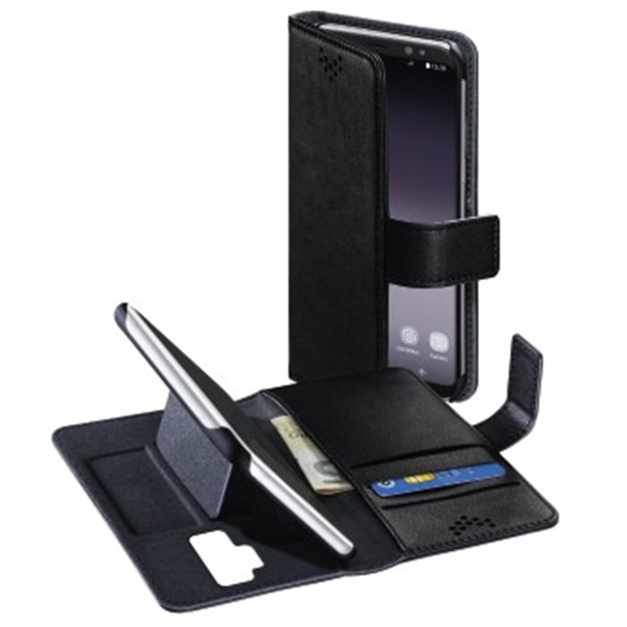 Picture of Stand-Up booklet for Samsung Galaxy S9+, black / Smartphone Booklet Case