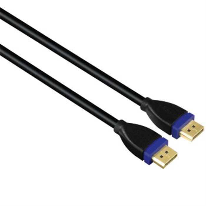 Image de Câble DisplayPort, Mâle / mâle, Plaqué or, Double blindage, 5,00 m / Câble Displayport