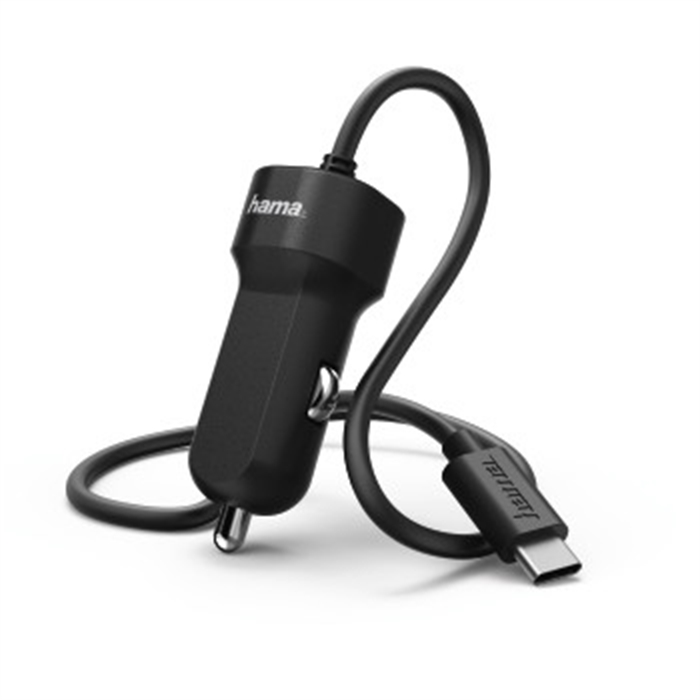 Picture of Car Charger, USB Type-C, 3 A, black / Vehicle Charger